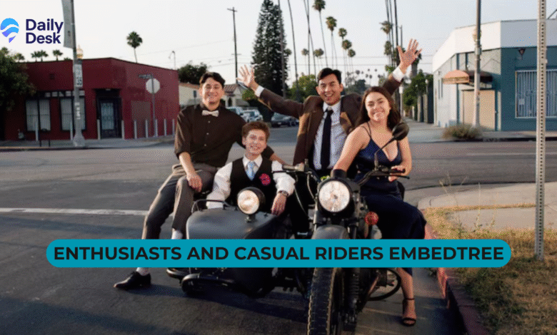 Enthusiasts and Casual Riders Embedtree