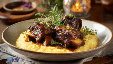 short ribs with polenta