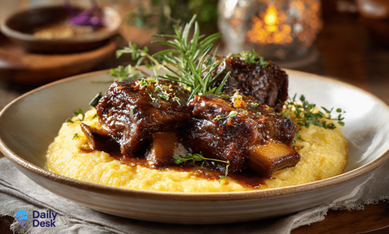 short ribs with polenta