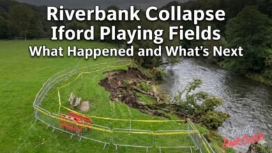 Riverbank Collapse Iford Playing Fields