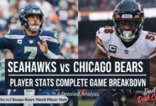 Seahawks vs Chicago Bears Match Player Stats