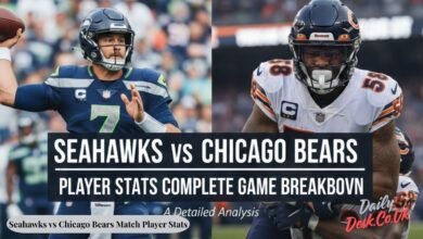 Seahawks vs Chicago Bears Match Player Stats