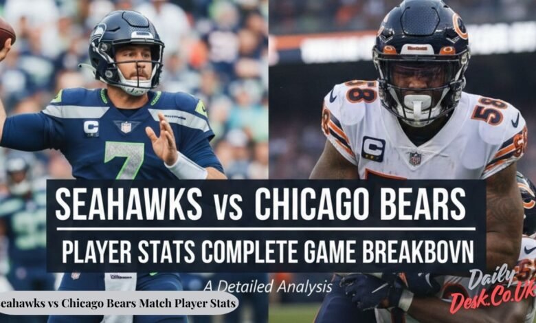 Seahawks vs Chicago Bears Match Player Stats