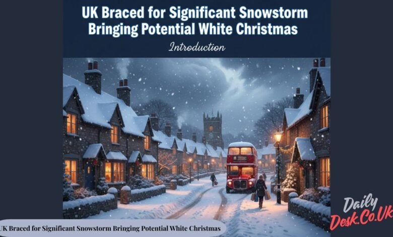 UK Braced for Significant Snowstorm Bringing Potential White Christmas