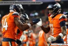 Denver Broncos vs Bengals Match Player Stats
