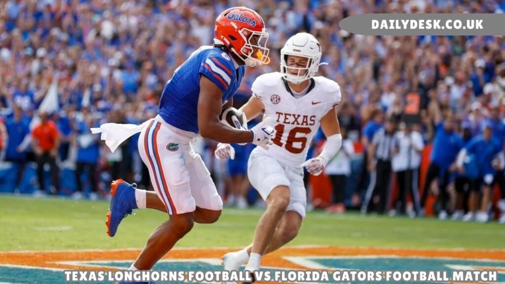 Texas Longhorns Football vs Florida Gators Football Match Player Stats