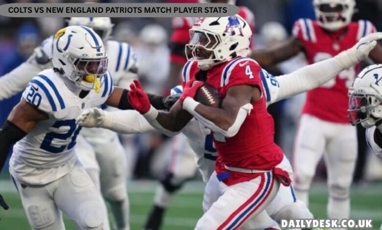 Colts vs New England Patriots Match Player Stats