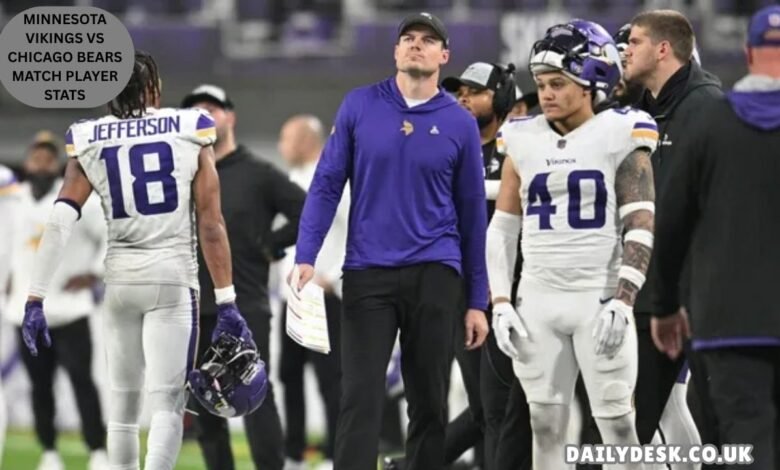 Minnesota Vikings vs Chicago Bears Match Player Stats