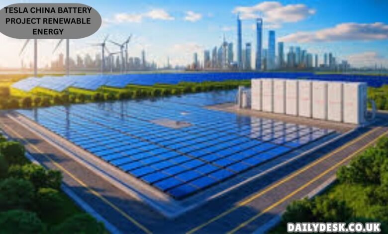 Tesla China Battery Project Renewable Energy